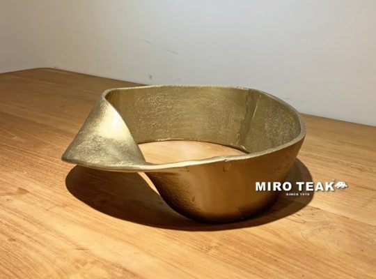 家飾擺設｜黃銅飾品-曲線｜米羅柚木家居